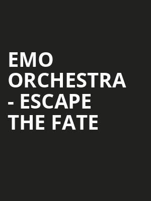 Emo Orchestra Escape the Fate, Garden Grove Amphitheatre, Anaheim