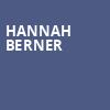 Hannah Berner, Grove of Anaheim, Anaheim